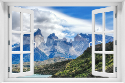 Fototapeta Naklejka Na Ścianę Okno 3D - The Torres del Paine National Park