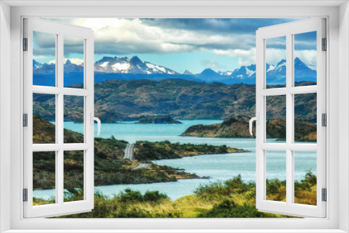 Fototapeta Naklejka Na Ścianę Okno 3D - Torres Del Paine National Park, Chile, Patagonia, South America
