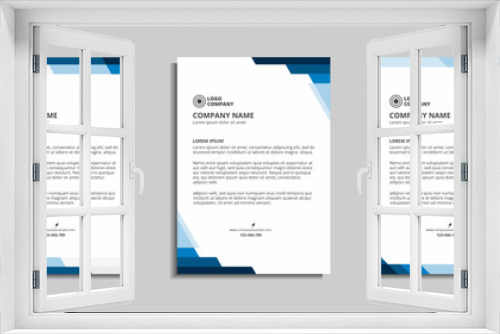 modern corporate letterhead template design