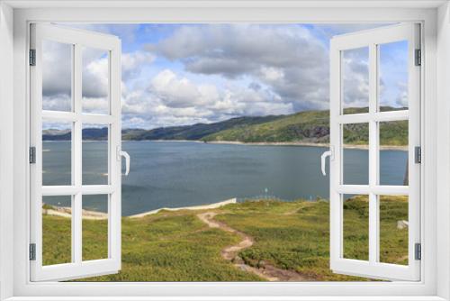 Fototapeta Naklejka Na Ścianę Okno 3D - Sysenvatnet lake near the Vøringsfoss on Hardangervidda in Norway