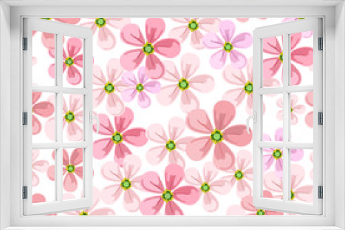 Fototapeta Naklejka Na Ścianę Okno 3D - Floral pattern