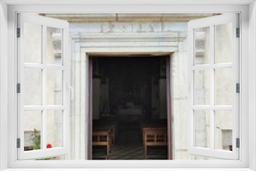 Fototapeta Naklejka Na Ścianę Okno 3D - Oratino - Entrata della Chiesa di Santa Maria di Loreto