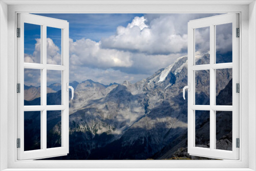 Fototapeta Naklejka Na Ścianę Okno 3D - beautiful mountains of the Alps. Passo dello Stelvio