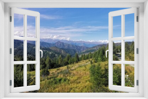 Fototapeta Naklejka Na Ścianę Okno 3D - Vista dal Col del Lys