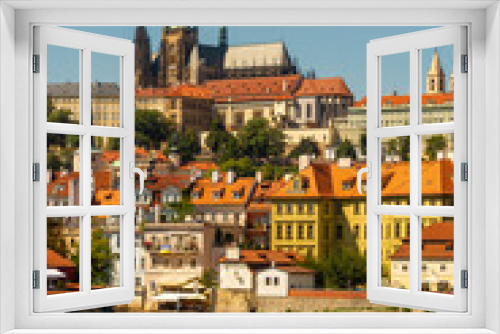 Fototapeta Naklejka Na Ścianę Okno 3D - Prague Castle view in Prague City