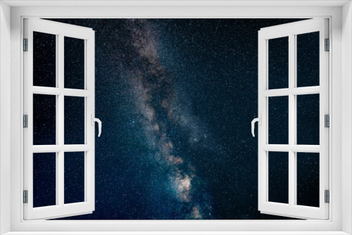 Fototapeta Naklejka Na Ścianę Okno 3D - Milky Way in the night sky