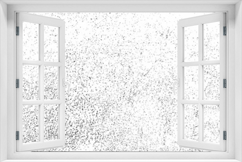 Fototapeta Naklejka Na Ścianę Okno 3D - Dust particle distressed overlay grunge texture . Black and white Scratched dust texture, distressed ink paint texture for background.