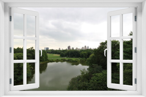 Fototapeta Naklejka Na Ścianę Okno 3D - Central park