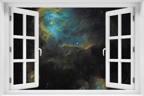 Fototapeta Naklejka Na Ścianę Okno 3D - IC2944 Centauri Nebel. Remote Aufnahme aus dem Siding Springs Observatorium in NSW Australien.