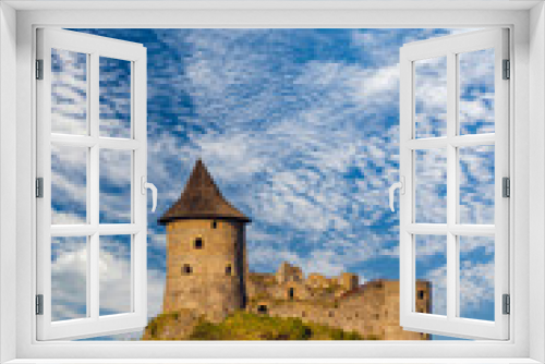Fototapeta Naklejka Na Ścianę Okno 3D - Somoska castle on Slovakia Hungarian border