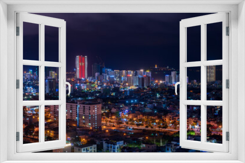 Fototapeta Naklejka Na Ścianę Okno 3D - Nightscape of Da Nang city.