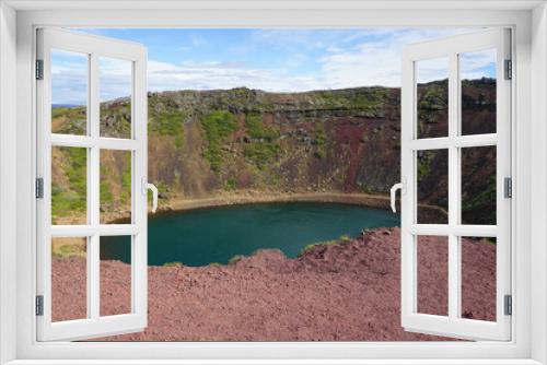 Fototapeta Naklejka Na Ścianę Okno 3D - Kerid - volcanic crater in Iceland
