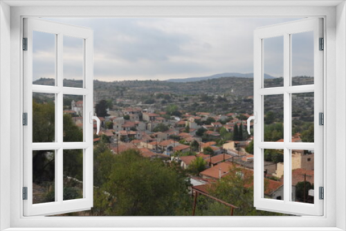 Fototapeta Naklejka Na Ścianę Okno 3D - The beautiful village of Lofou in the province of Limassol, in Cyprus
