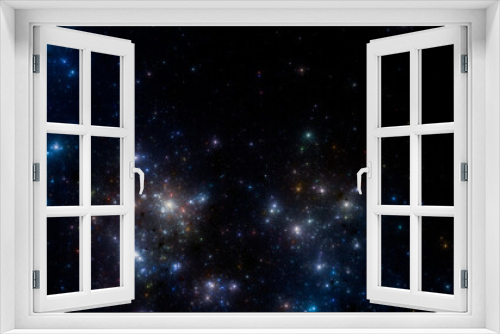 Fototapeta Naklejka Na Ścianę Okno 3D - Dreamland background . Starry outer space background texture . Colorful Starry Night Sky Outer Space background. 3D illustration
