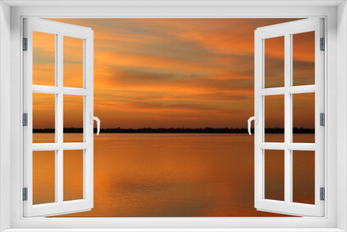 Fototapeta Naklejka Na Ścianę Okno 3D - Sunset and sky