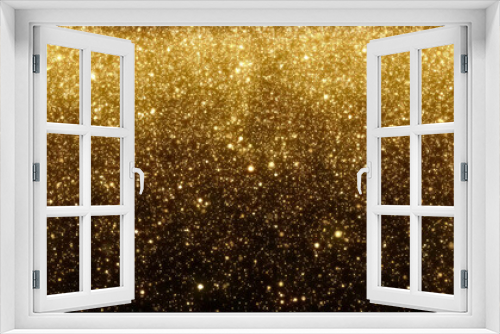 Fototapeta Naklejka Na Ścianę Okno 3D - Christmas abstract background of glittering golden particles