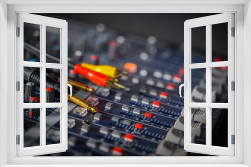 buttons equipment for sound mixer control, equipment for sound mixer control, electronic device.