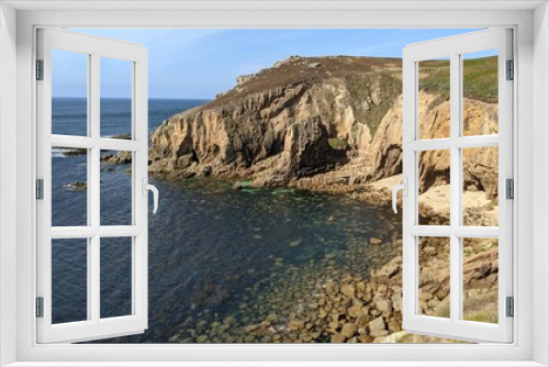 Fototapeta Naklejka Na Ścianę Okno 3D - Cornish beach