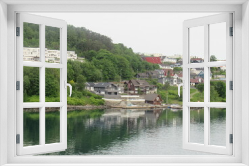 Fototapeta Naklejka Na Ścianę Okno 3D - Hafengegend von Stavanger