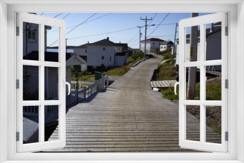 Fototapeta Naklejka Na Ścianę Okno 3D - Harrington Harbour