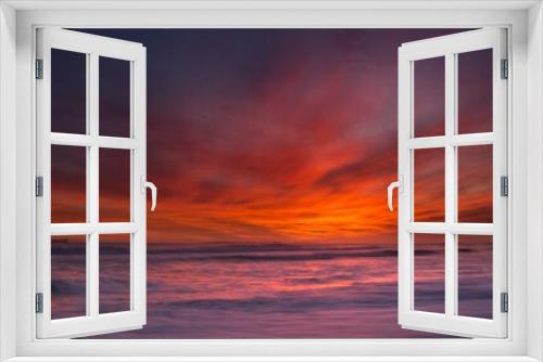 Fototapeta Naklejka Na Ścianę Okno 3D - Sunset haze