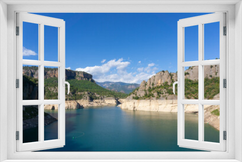 Fototapeta Naklejka Na Ścianę Okno 3D - Landscape of the Llosa del Cavall reservoir in the Solsones region