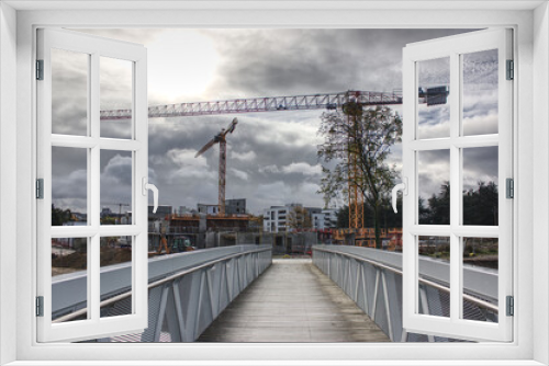 Fototapeta Naklejka Na Ścianę Okno 3D - Au bout du pont...