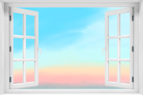 Fototapeta Naklejka Na Ścianę Okno 3D - Blue Sky Background.