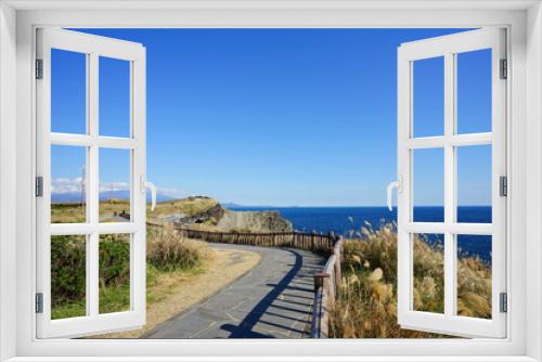 Fototapeta Naklejka Na Ścianę Okno 3D - fine seaside walkway