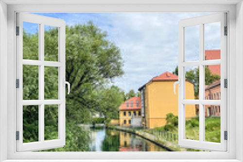 Fototapeta Naklejka Na Ścianę Okno 3D - Mill Island