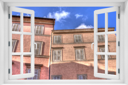 Fototapeta Naklejka Na Ścianę Okno 3D - Roma, palazzi del centro storico