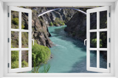 Fototapeta Naklejka Na Ścianę Okno 3D - Brücke Neuseeland
