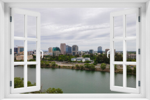 Fototapeta Naklejka Na Ścianę Okno 3D - Sacramento, CA skyline