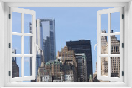 Fototapeta Naklejka Na Ścianę Okno 3D - gratte ciel new york
