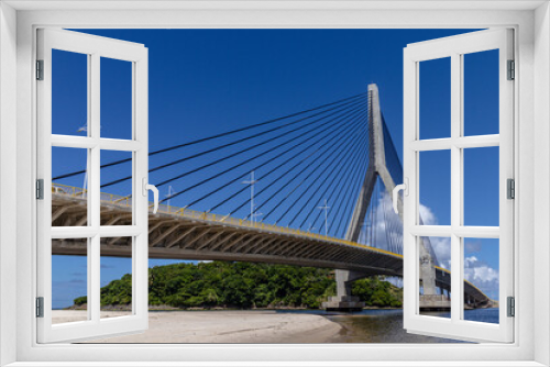 Fototapeta Naklejka Na Ścianę Okno 3D - Jorge Amado bridge in the city of Ilheus, State of Bahia, Brazil