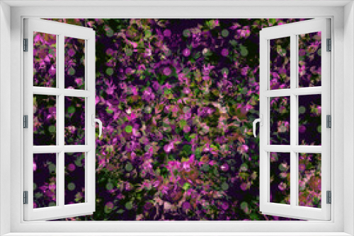 Fototapeta Naklejka Na Ścianę Okno 3D - Abstract floral print bouquets of roses 