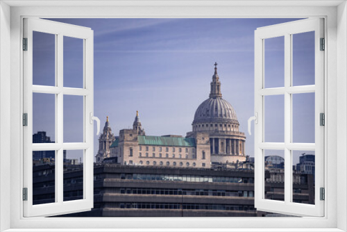 Fototapeta Naklejka Na Ścianę Okno 3D - st pauls cathedral city
