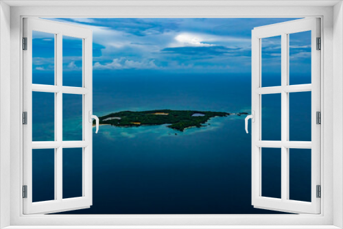 Fototapeta Naklejka Na Ścianę Okno 3D - Islas del Rosario in Colombian Caribbean from above | Luftbilder Islas del Rosario in Kolumbien | Karibik aus der Luft
