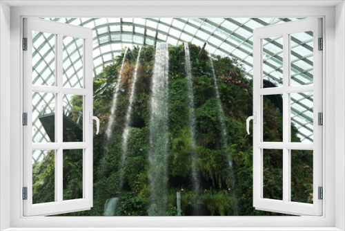 Fototapeta Naklejka Na Ścianę Okno 3D - waterfall in the garden