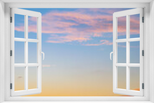 Fototapeta Naklejka Na Ścianę Okno 3D - beautiful sunset over the ocean