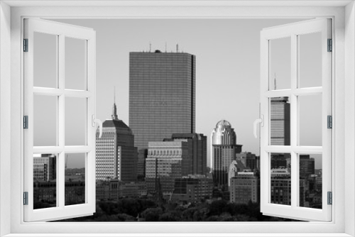 Fototapeta Naklejka Na Ścianę Okno 3D - daybreak in boston