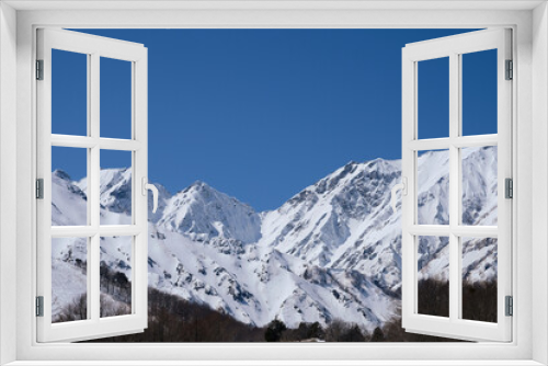 Fototapeta Naklejka Na Ścianę Okno 3D - スキー場の風景