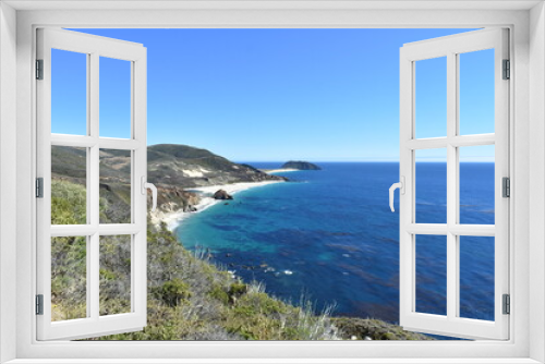 Fototapeta Naklejka Na Ścianę Okno 3D - view of the coast of island