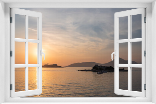 Fototapeta Naklejka Na Ścianę Okno 3D - Sunset at Arza Beach, Montenegro
