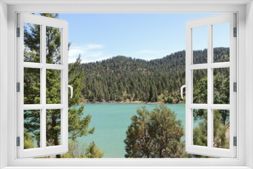 Fototapeta Naklejka Na Ścianę Okno 3D - lake in mountain 