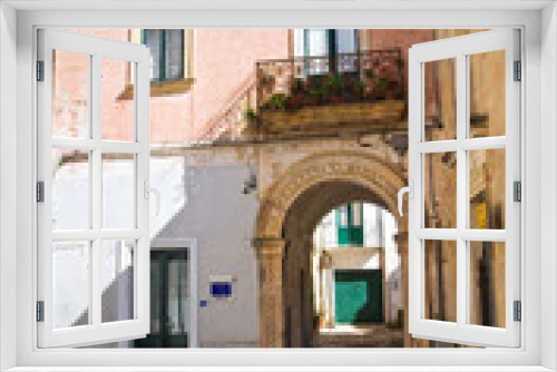 Fototapeta Naklejka Na Ścianę Okno 3D - Alleyway. Alessano. Puglia. Italy.