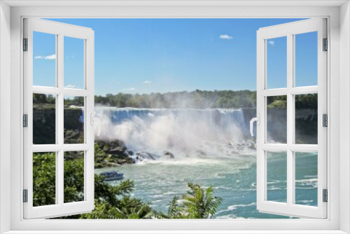 Fototapeta Naklejka Na Ścianę Okno 3D - American Falls American Falls Water Cloud Sky Water resources