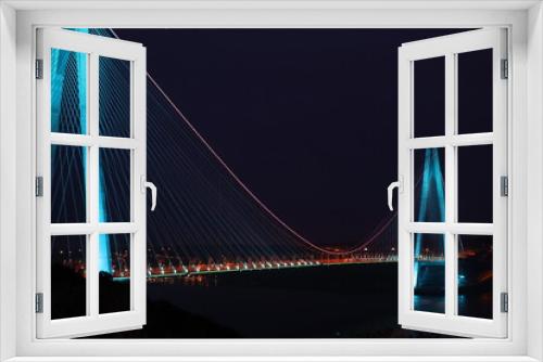 Fototapeta Naklejka Na Ścianę Okno 3D - 3.bridge at night