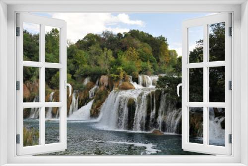 Fototapeta Naklejka Na Ścianę Okno 3D - Skradinski Buk, Dalmatia