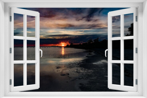 Fototapeta Naklejka Na Ścianę Okno 3D - Swedish Sunset